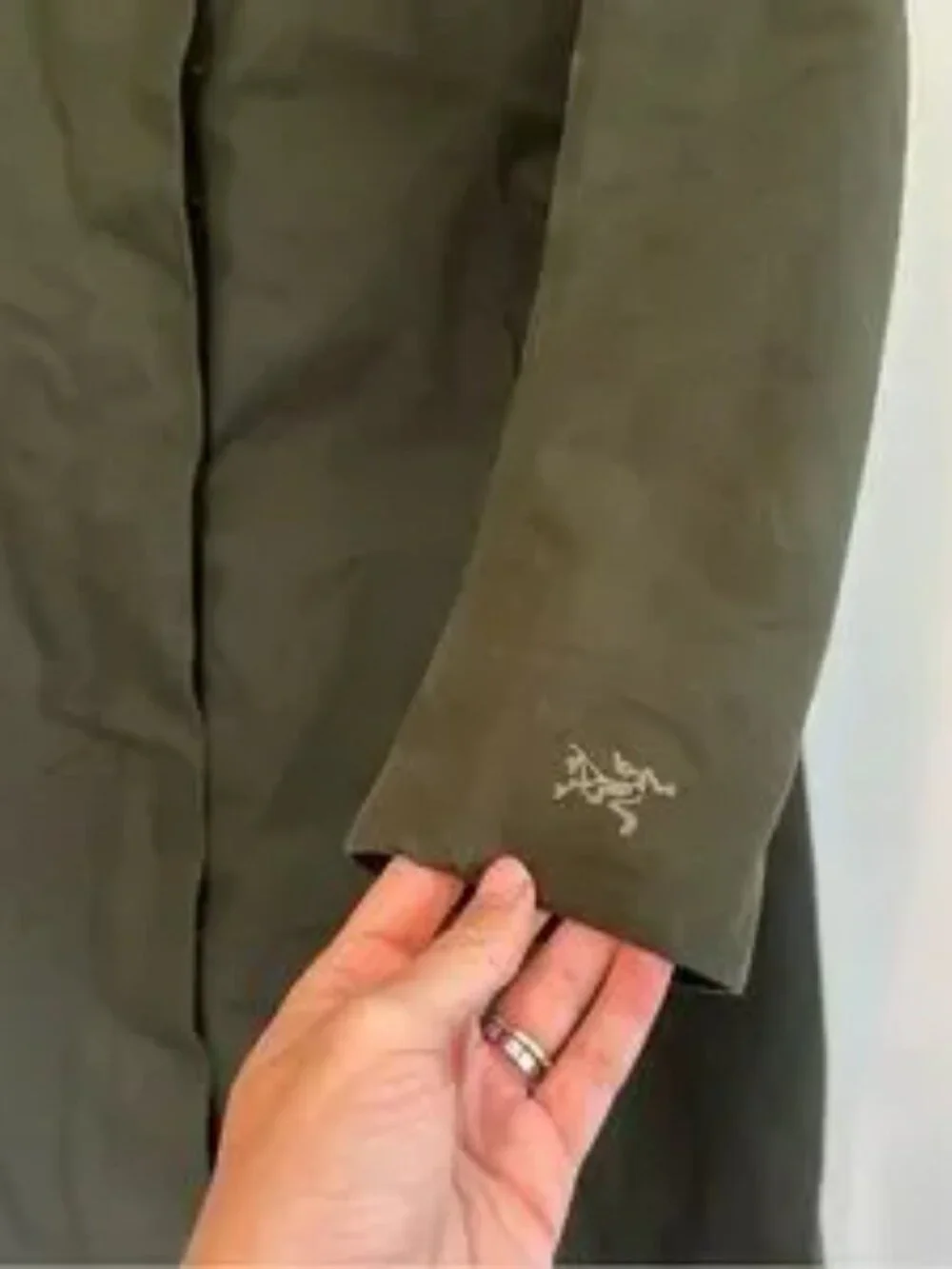 ARCTERYX Patera Parka down jacket | Dark Muted Olive Green | Medium - Picture 6 of 9